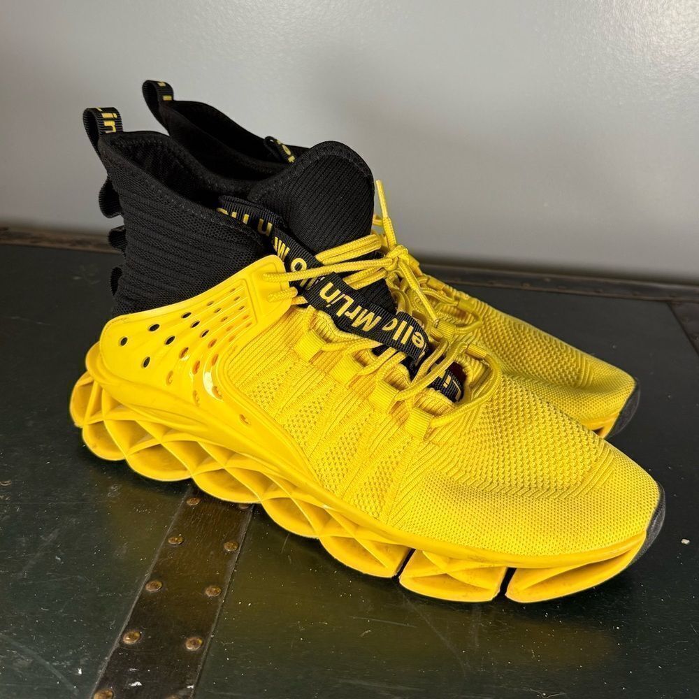 Hello Mrlin Men'S Running Shoes Non Slip Athletic Tennis Walking Blade Type Snea